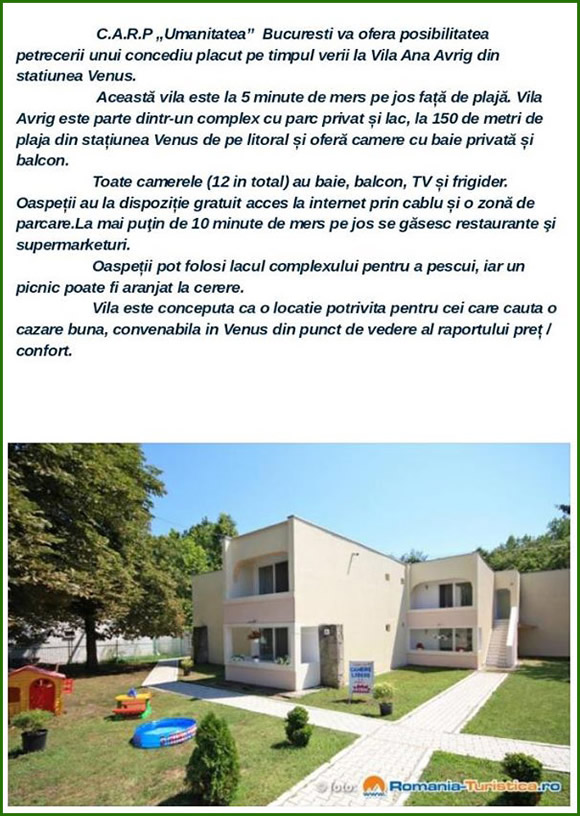 Cazare vila Avrig - Venus 2020